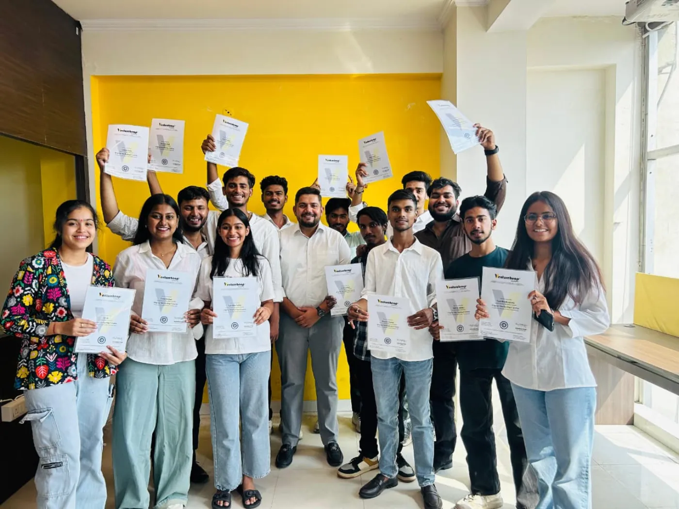 Certificates in hand!